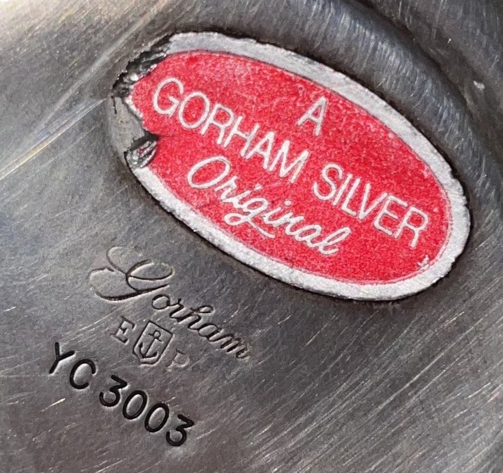 A Gorham Silver Original Candle Holder E Anchor Sign P YC 3003