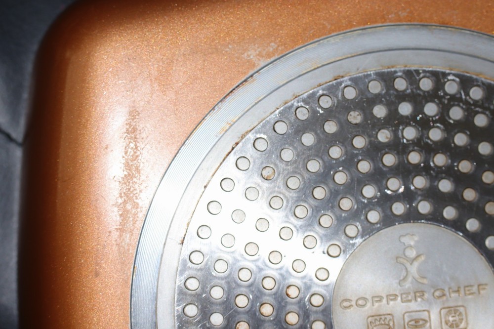 Copper Chef Frying Pan Square Nonstick 9.5" Skillet