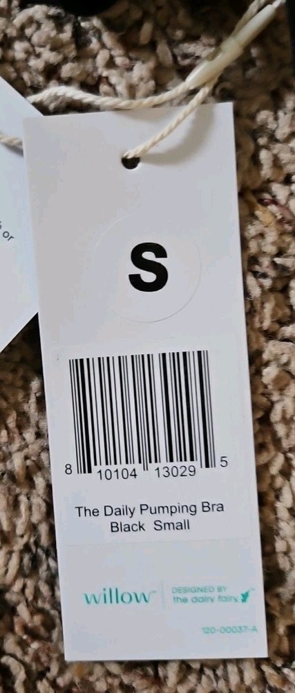 Willow Pumping Bra Black Size Small NWT. (bxC)