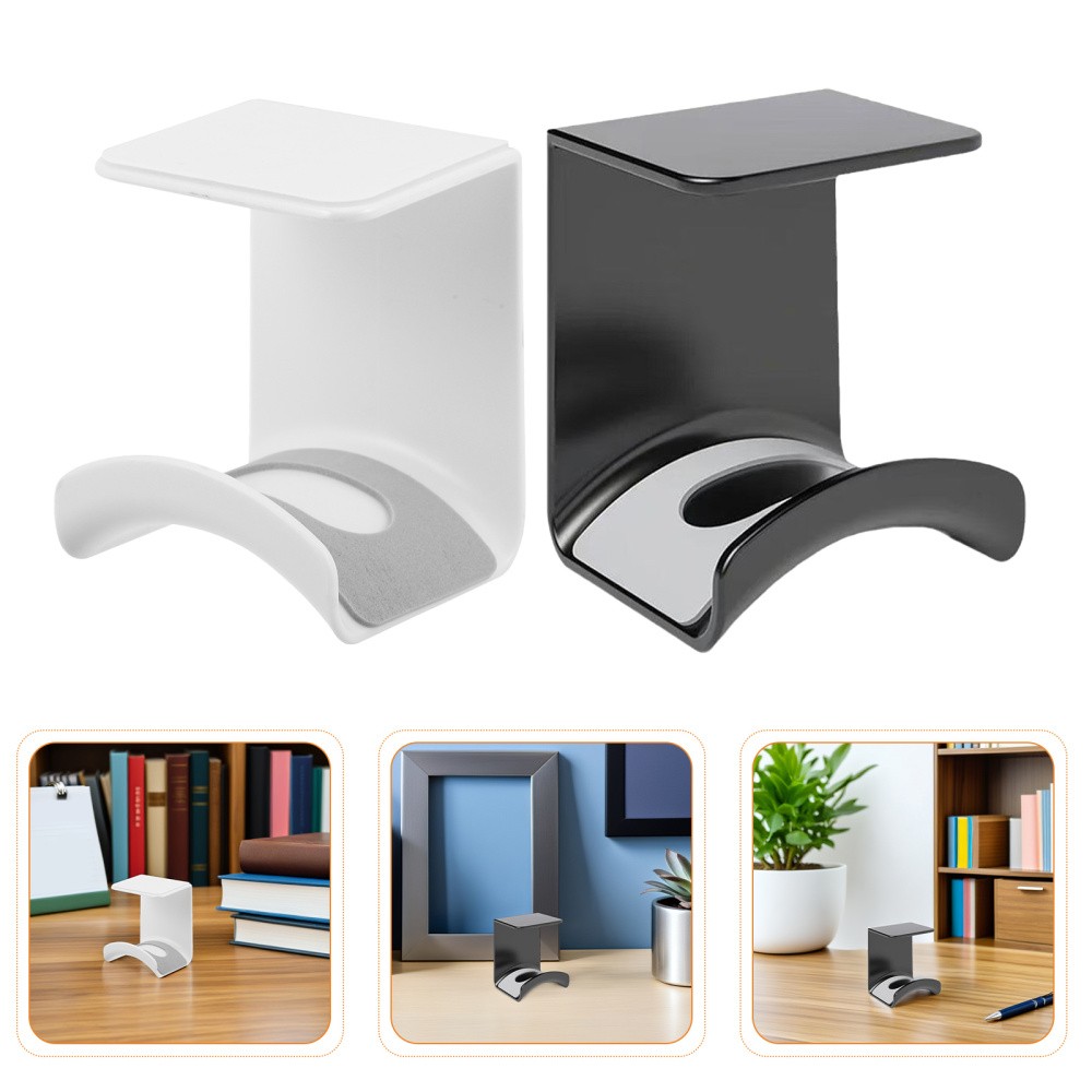 4 Pcs Under Desk Headphone Stand Classroom Accessories Wall Mount