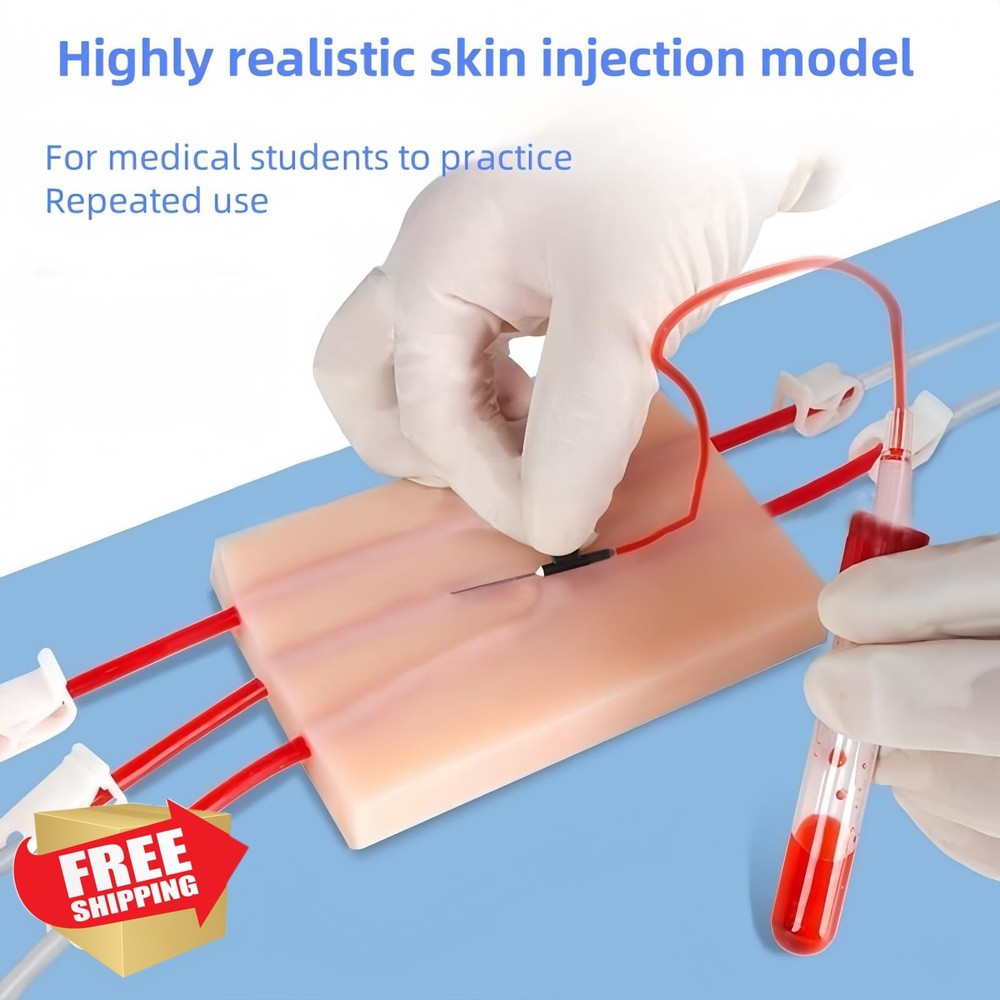 Yodilala Medical Training Injection Practice Pad 3 Tubes