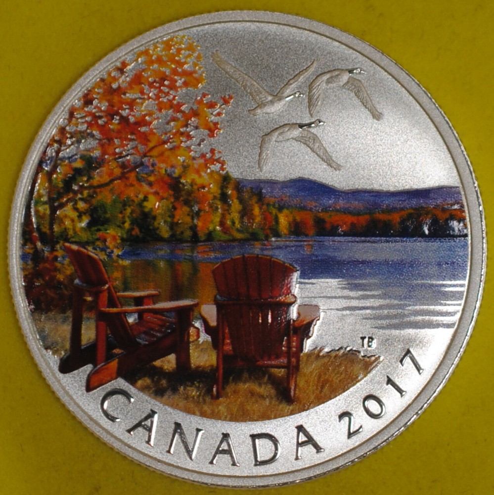 2017 Canada 10 Dollars Proof Autumn's Palette
