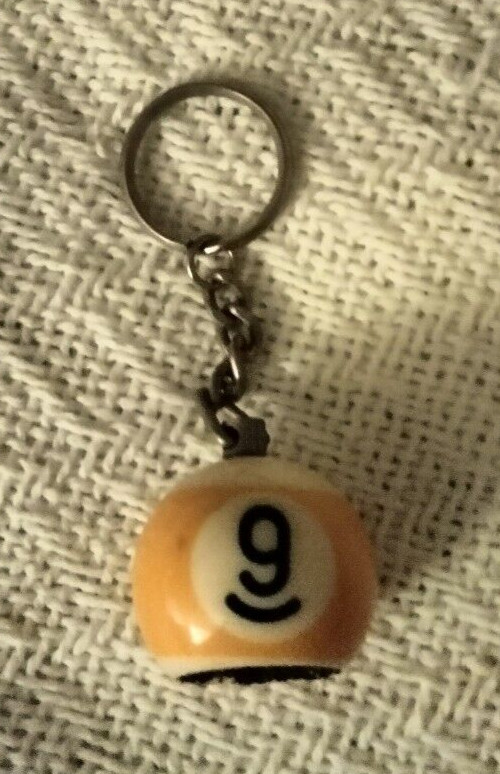 Pool/Billiards 9 Ball Key Chain Scuffer