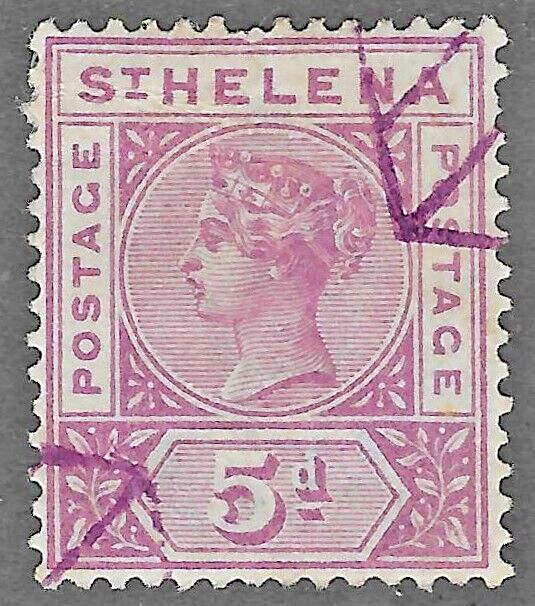 St. Helena (1896) - Scott # 45,   Used