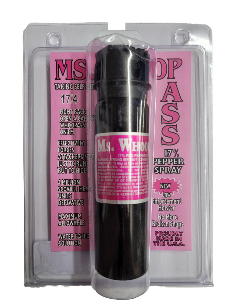Ms. Whoop Ass 17% Pepper Spray 4oz