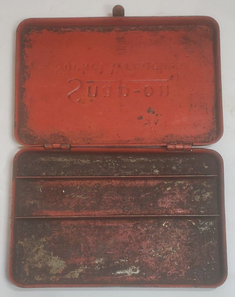 VINTAGE SNAP ON 1920 - 44 "SOCKET WRENCH" 1/4" DR RED BOX