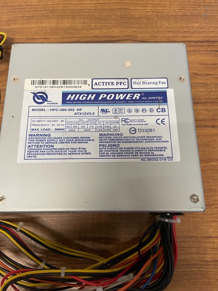 High Power Power Supply HPC-360-302 DF *