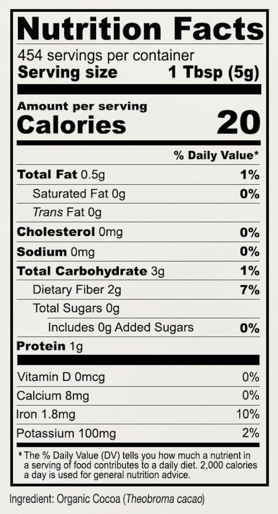 Anthony's Organic Cocoa Powder 5 lb - Unsweetened