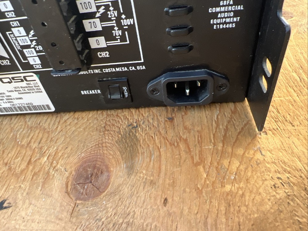 QSC ISA300Ti Two CH Power Amp Tested Good