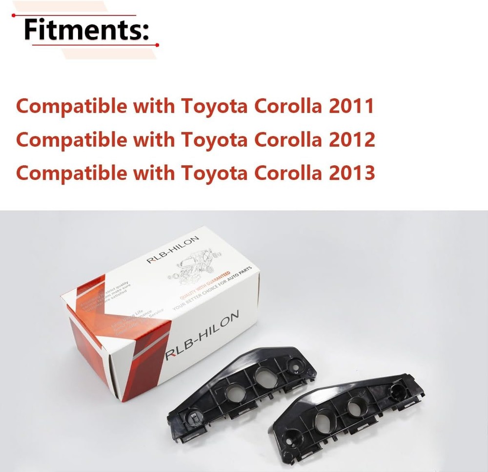 Front Bumper Bracket Compatible with 2011 2012 2013 Year, for Driver and Passeng