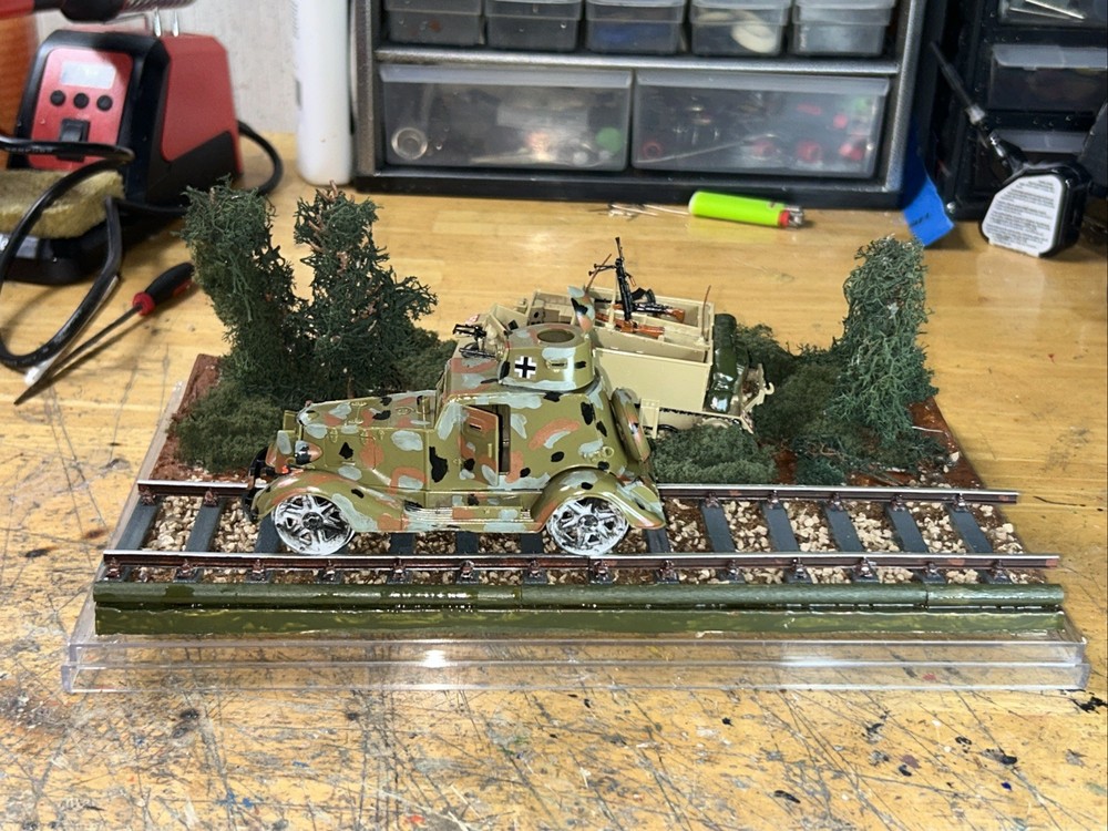 German Military Model Diorama