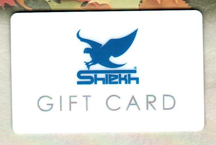 SHIEKH Blue Logo on White 2012 Gift Card ( $0 )