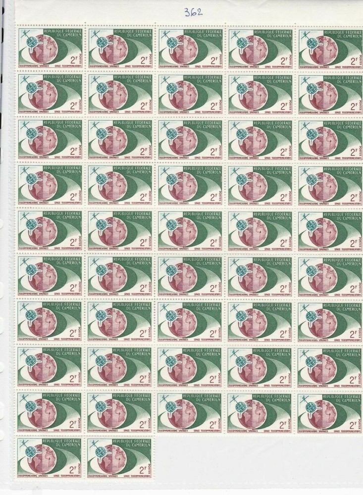 French Cameroons Mint Never Hinged Part Stamps Sheet  ref R 17475