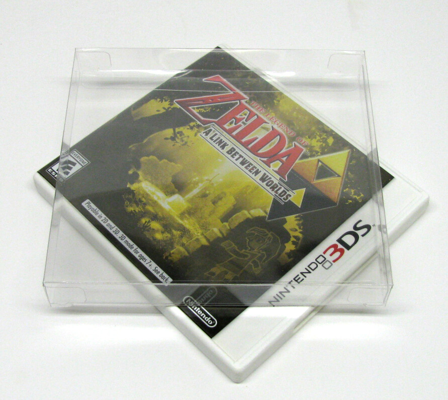 10x NINTENDO 3DS CIB GAME BOX - CLEAR PROTECTIVE BOX PROTECTOR SLEEVE CASE