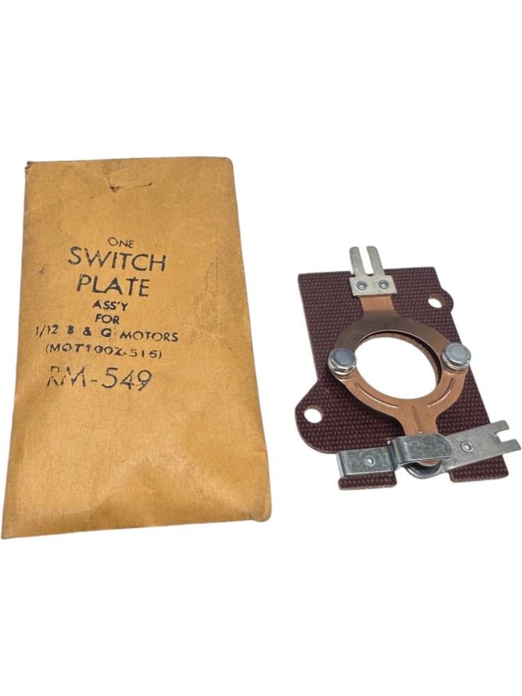 NEW RM-549 Switch Plate Assy **SALE**