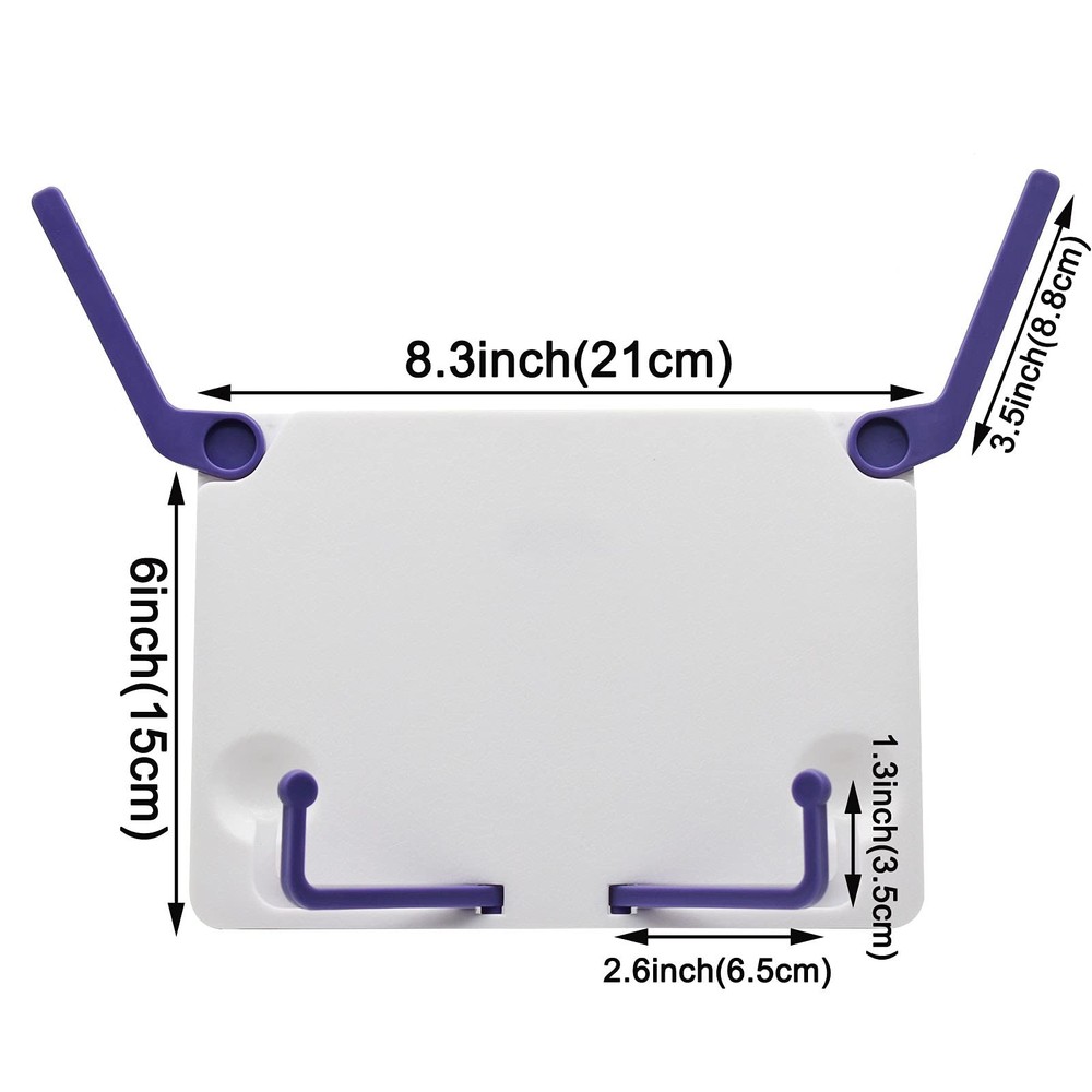 Mini Desktop Book Stand Portable Foldable Lightweight Music Score Tablet Rest