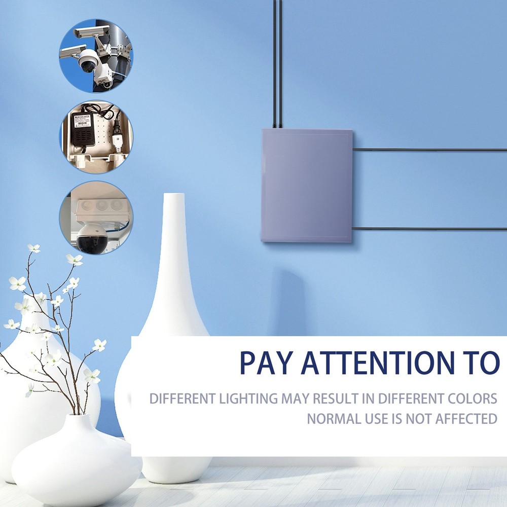 Plastic Electrical System Connection Box Case 152X120X42mm Light Grey M1D34103