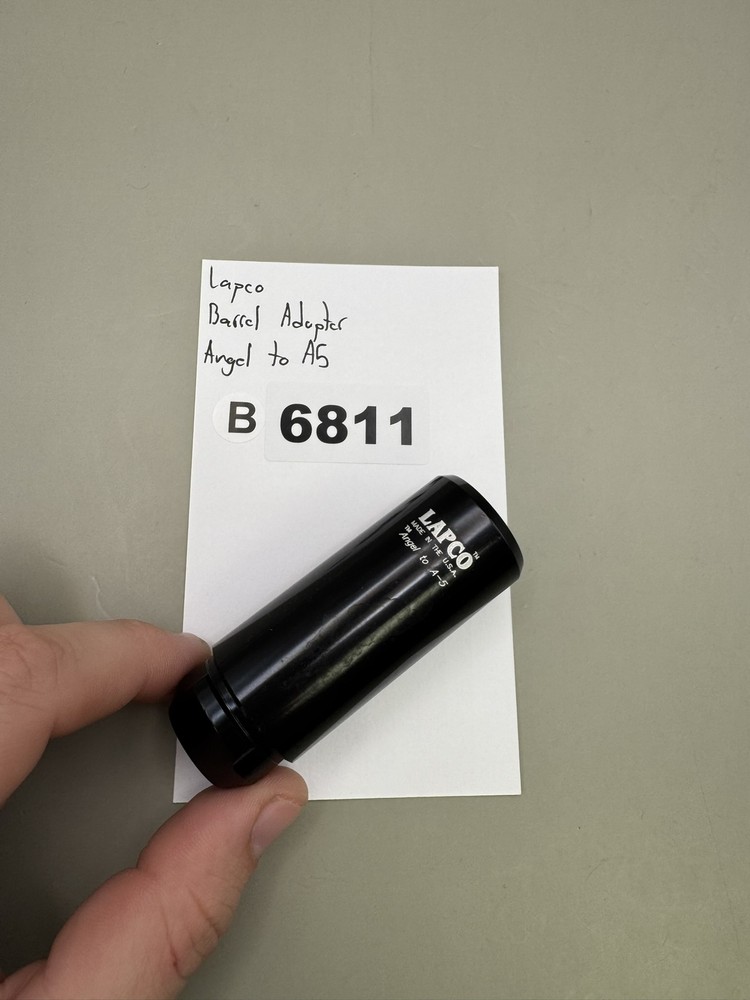 Lapco Barrel Adapter Angel to A5 Black