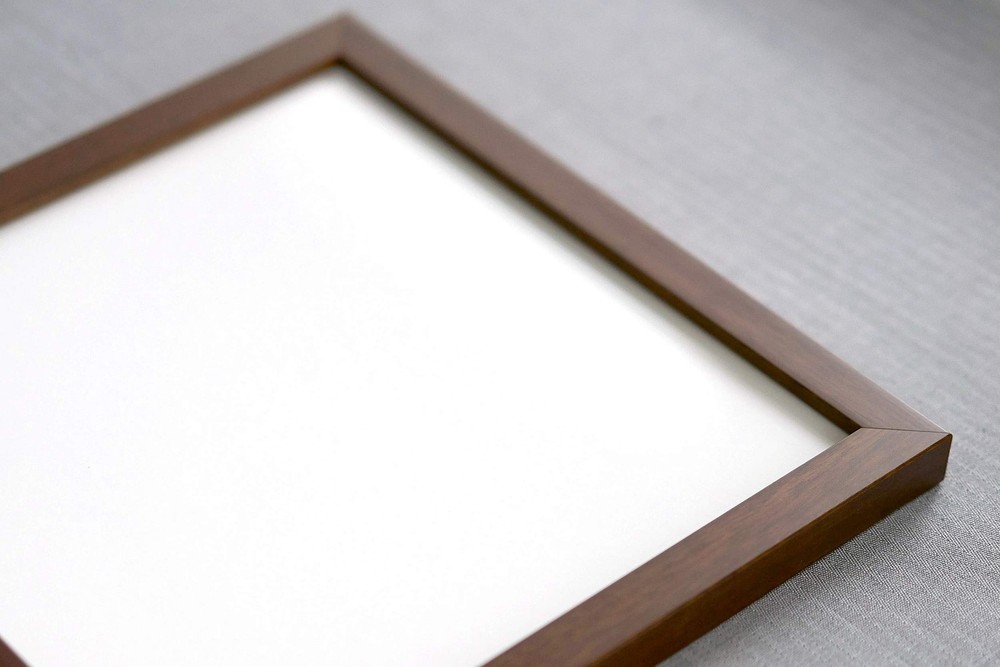 14x5 IN Frame Brown Solid Wood Picture Frame Width 0.75 Inches | Interior Frame