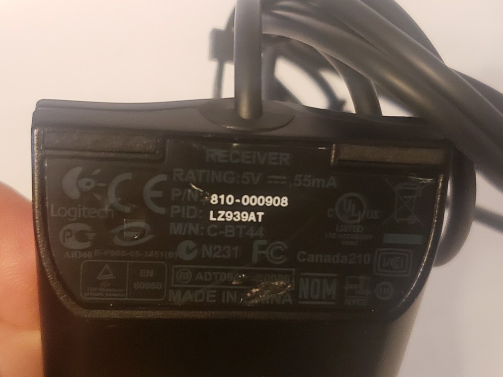 Logitech C-BT44 Wireless USB Receiver for Mouse & Keyboard