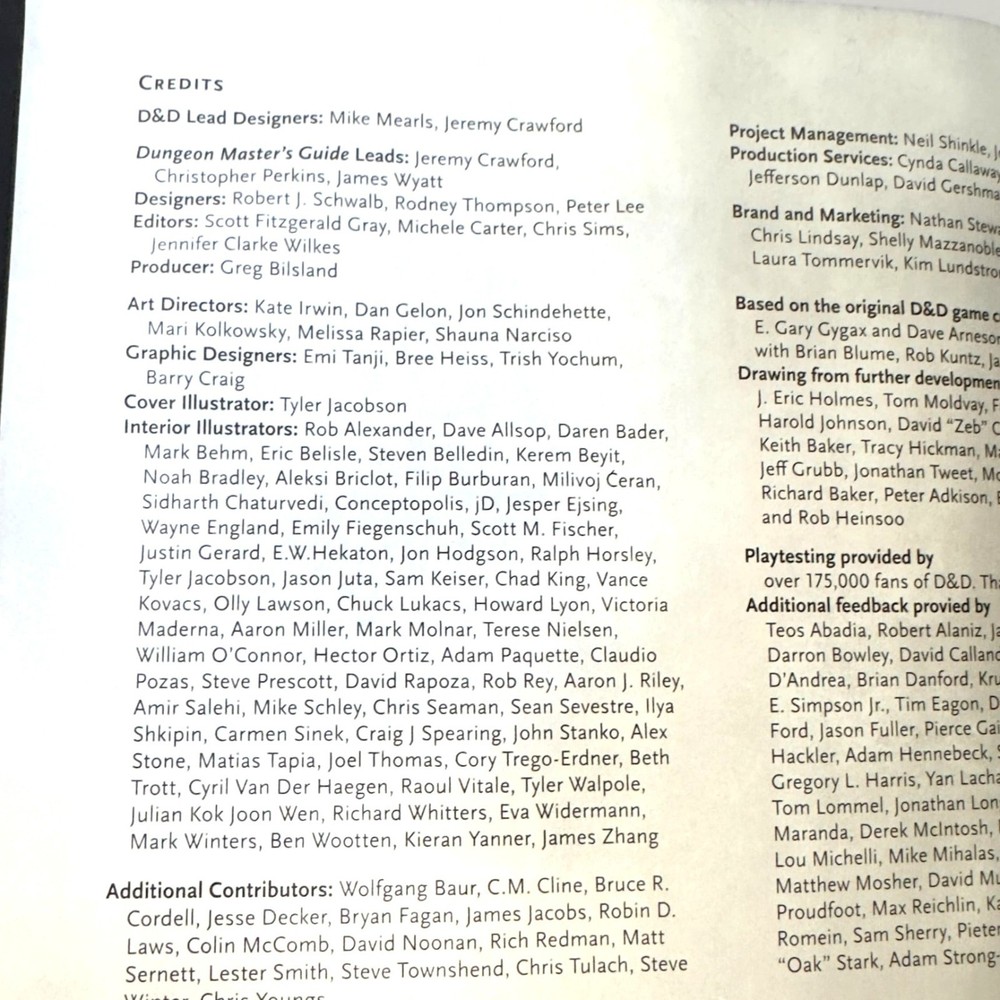 Dungeons & Dragons Dungeon Masters Guide Hardcover 2014 Ed Comprehensive Rules