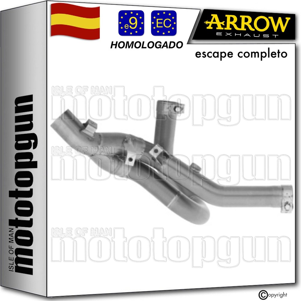 ARROW LINK PIPE STAINLESS STEEL DUCATI PANIGALE V2 / S E5+