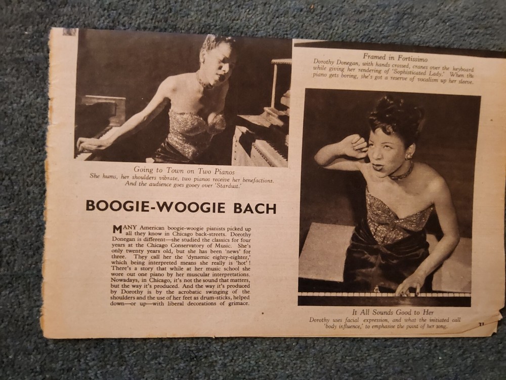 Sk99 Ephemera 1946 Article Dorothy Donovan