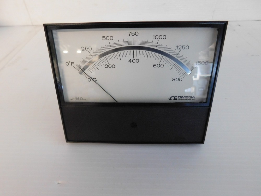 ^^ OMEGA ENGINEERING TYPE K T/C MODEL 7055-K-1500 PYROMETER (PLM23)