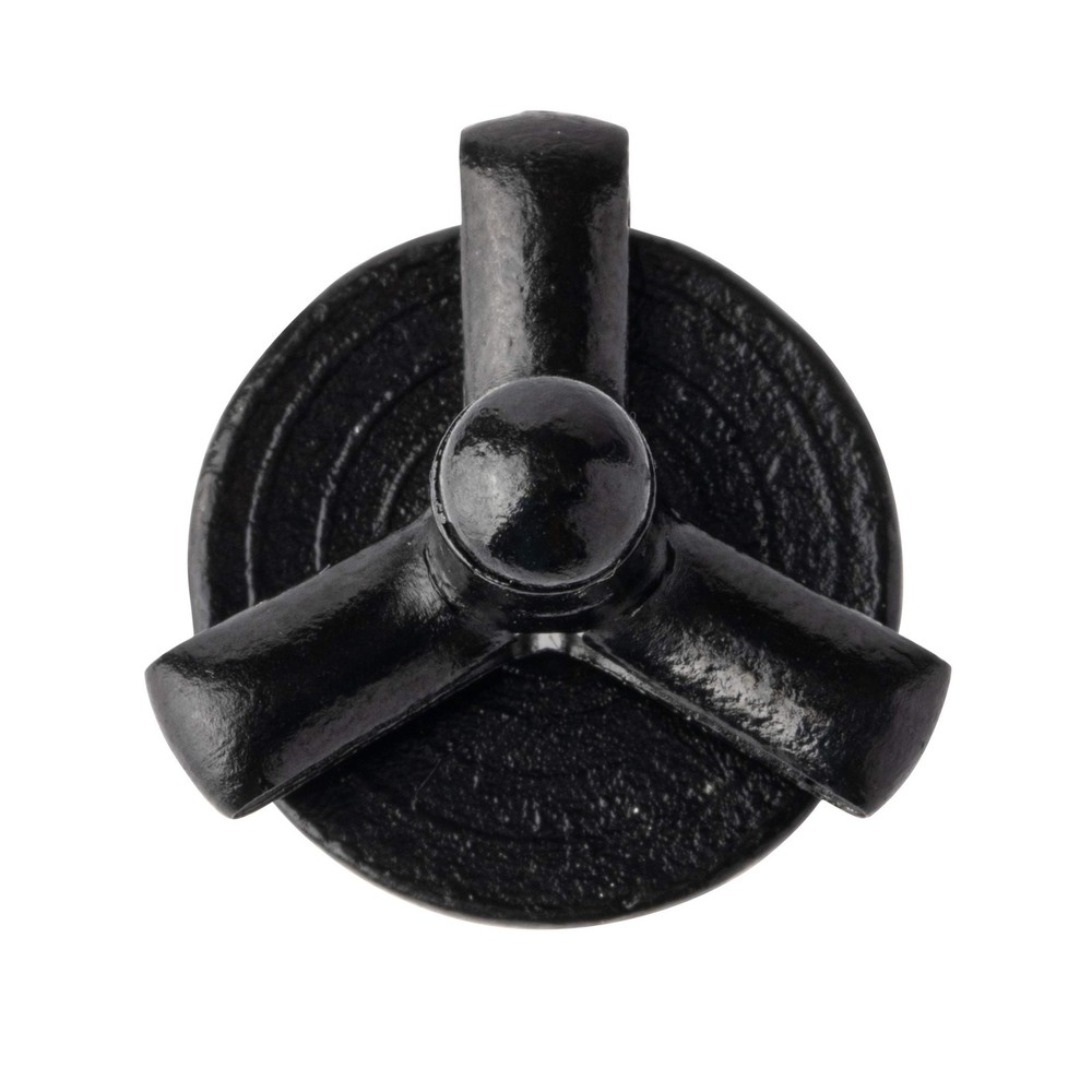 ISPINNER 50pcs 3/16" x 4/5" Large Head Tri-Fold Exploding x 4/5", Black