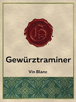 Winexpert Gewurztraminer Wine Labels 30 ct