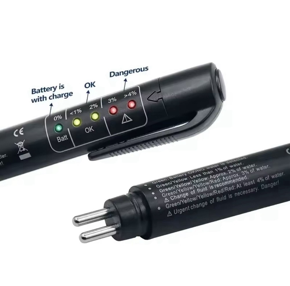 Break Liquid Tester Pen With 5LED Indicator DOT 3 ,4,5.1 Auto Break Testing Tool
