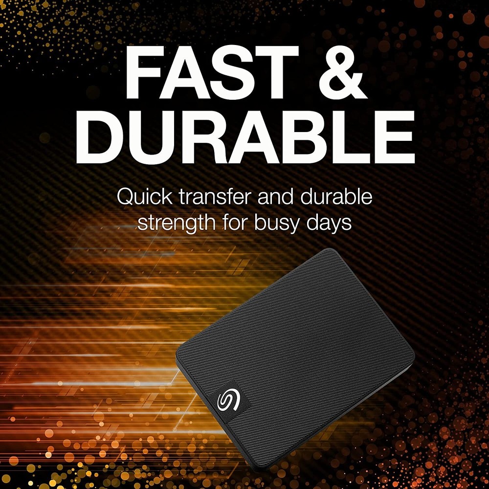 Seagate 1 TB,Portable External Solid State Drive for PC and Mac STJD1000400