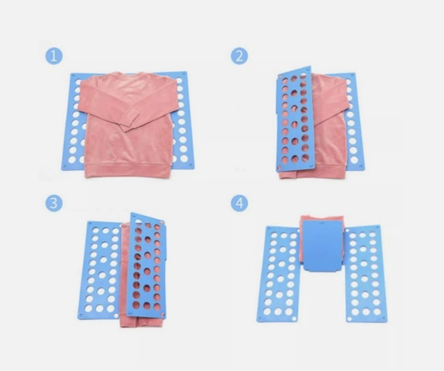 Adjustable T-Shirt Clothes Fast Folder Folding Board Laundry Organizer Child&+