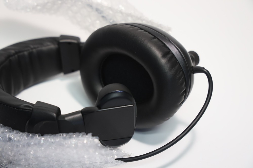 Tom Com Intercom Single Muff Headset AH-41 w/4pin XLRF connector