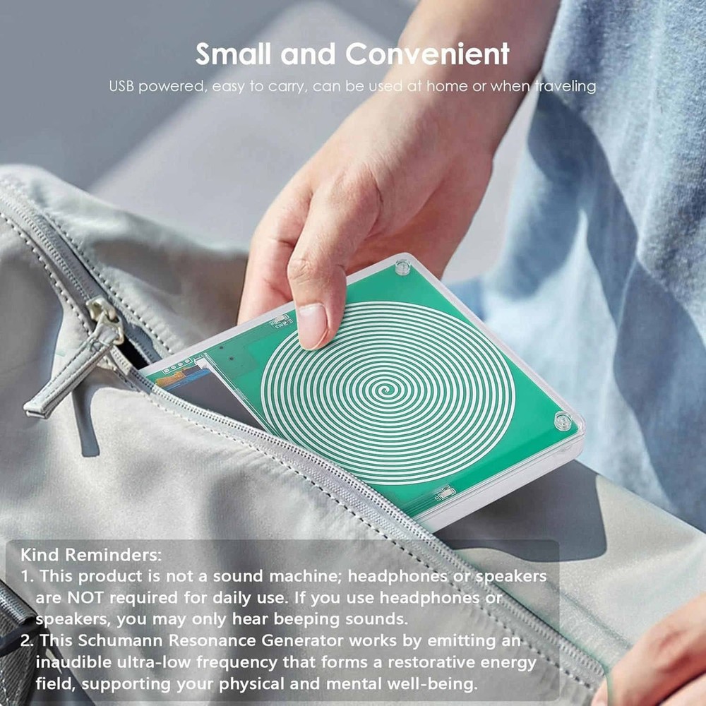 Frequency Generator with 13 Waveforms 7.83Hz Default and Programmable Timer