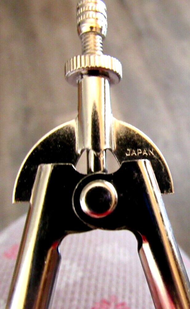 Vintage Protractor School Math Drafting Tool Instrument Made in Japan