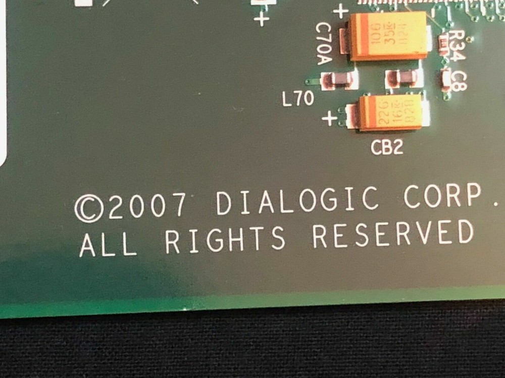 Dialogic D41JCTLSWEU 881592 4-Port Analog Loop-Start Controller Card