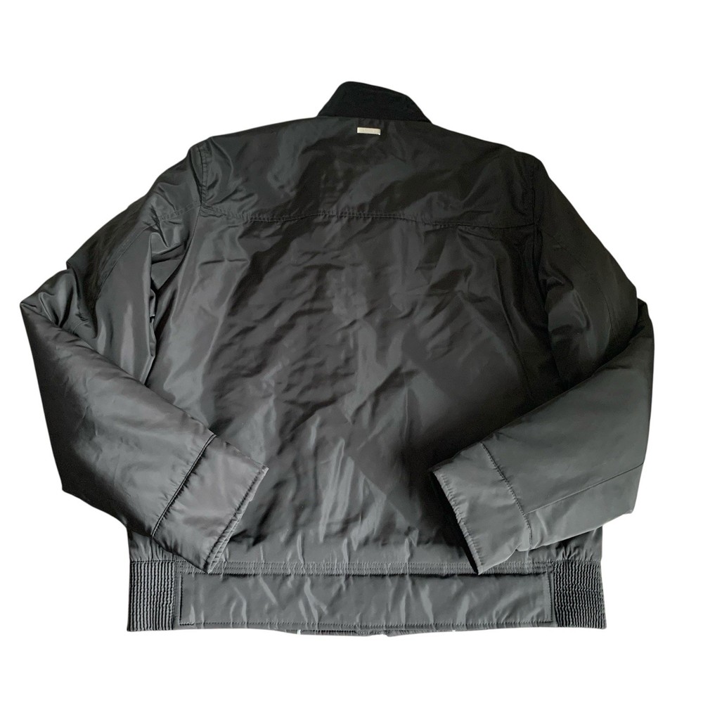 Michael Kors Men's Small Jacket Black Stand Collar Full Zip Front Pockets
