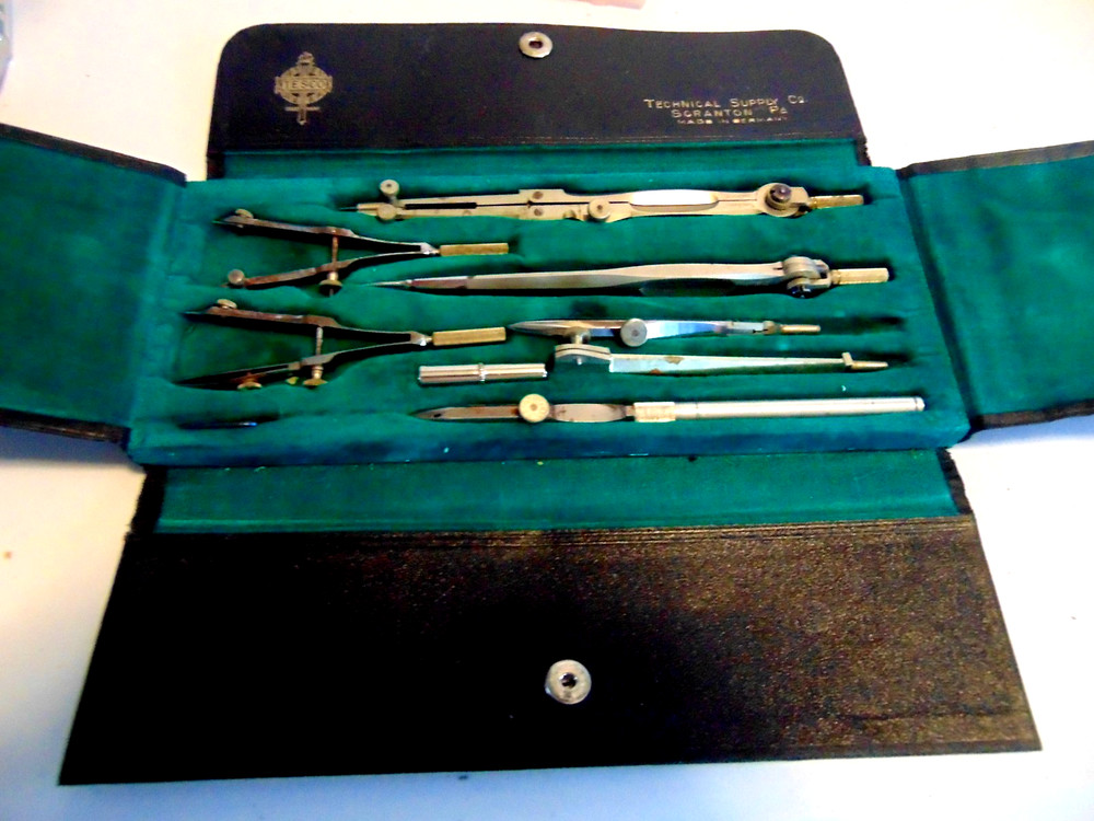 Tesco Technical Supply Scranton PA #1054 Academic Drafting Kit Made in Germany