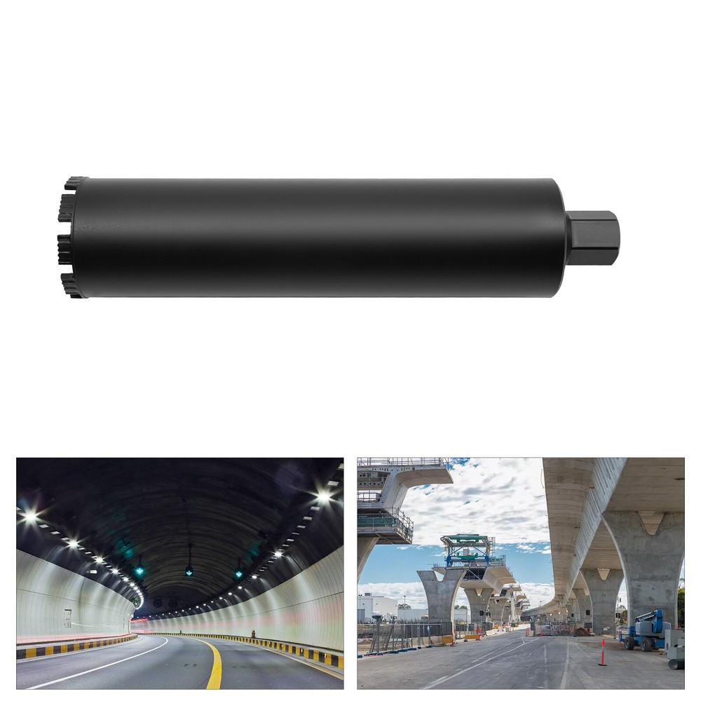 102x470mm Black Wet Core Drill Bit Core Bits For Concrete Diamond Core Drill