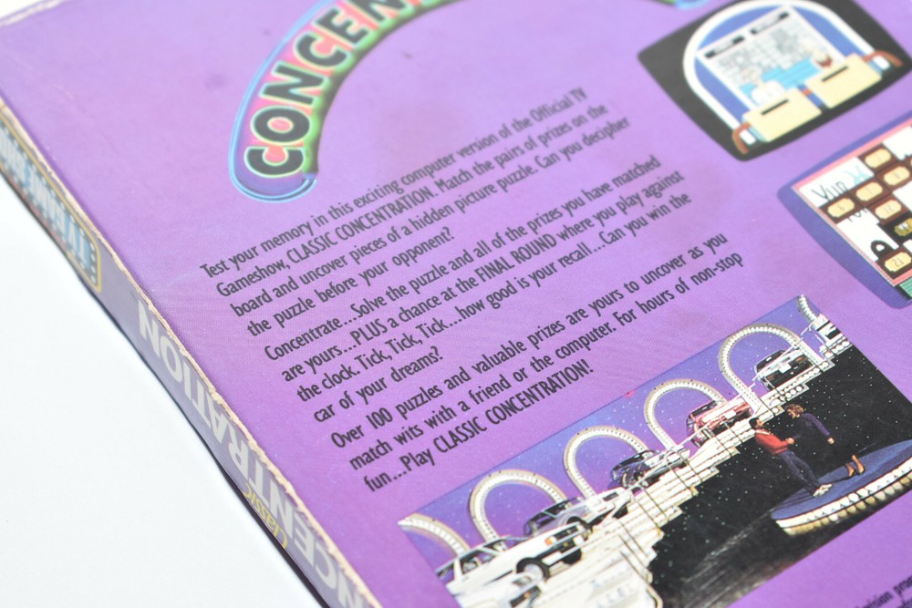 Classic Concentration Computer Game - Commodore 64/128, IBM, Tandy - 2.11 DOS