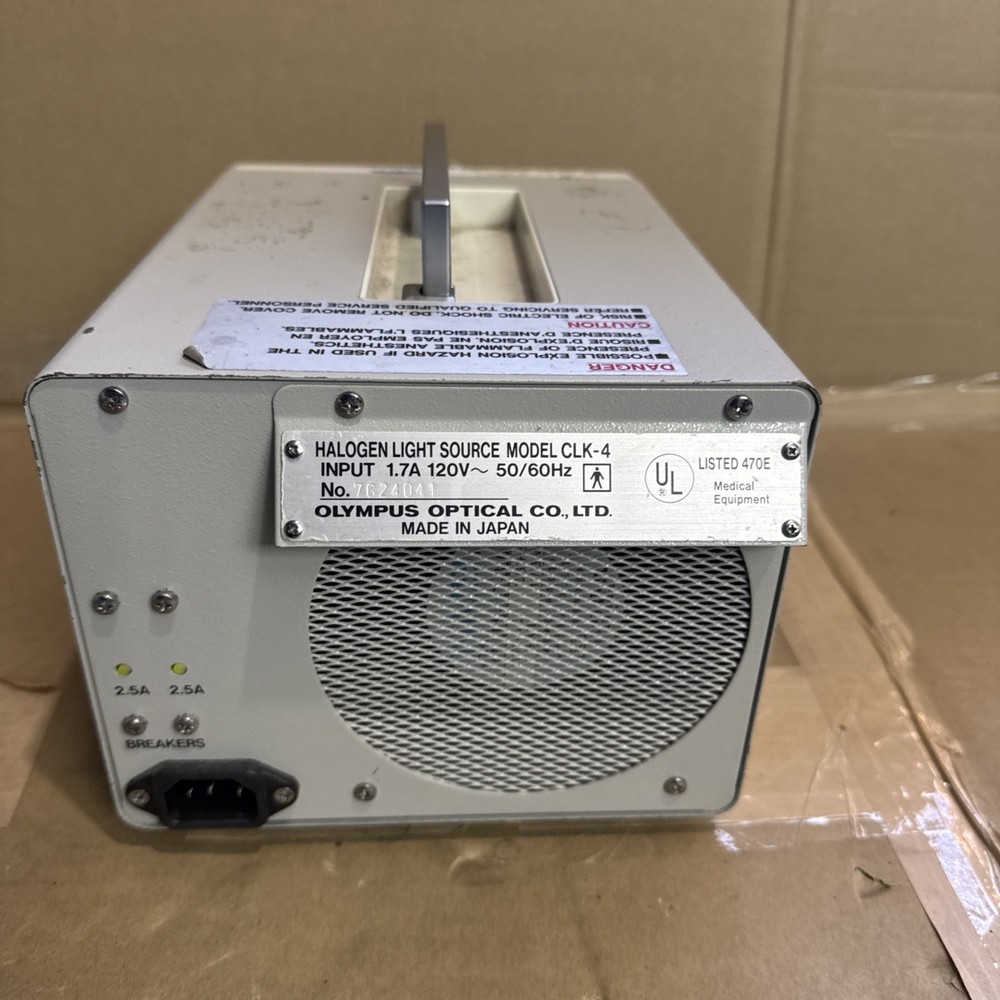 Olympus CLK-4 Universal Endoscope Air Halogen Light Source Adjustable Intensity