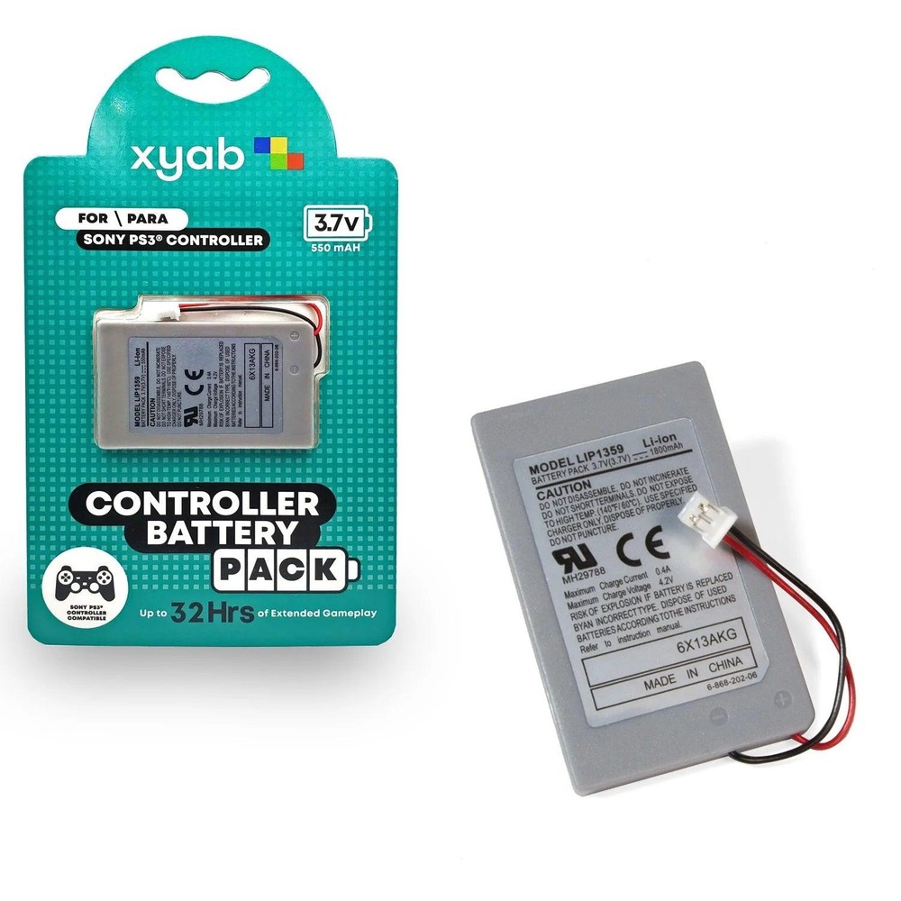 PS3 Controller Replacement Battery – Rechargeable Battery Pack for Control Pad