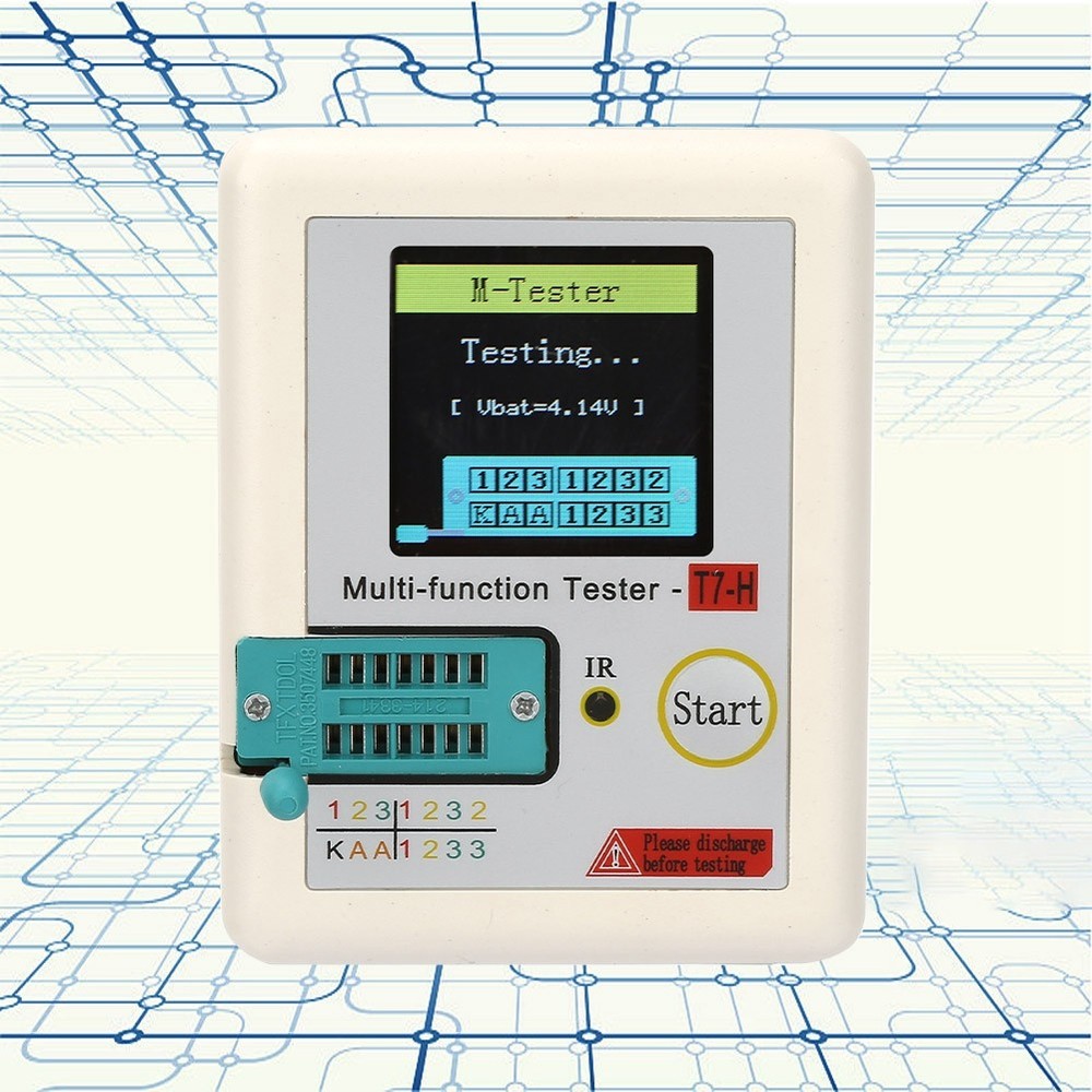 T7H TFT Transistor Tester Graphic Display Multifunction Test