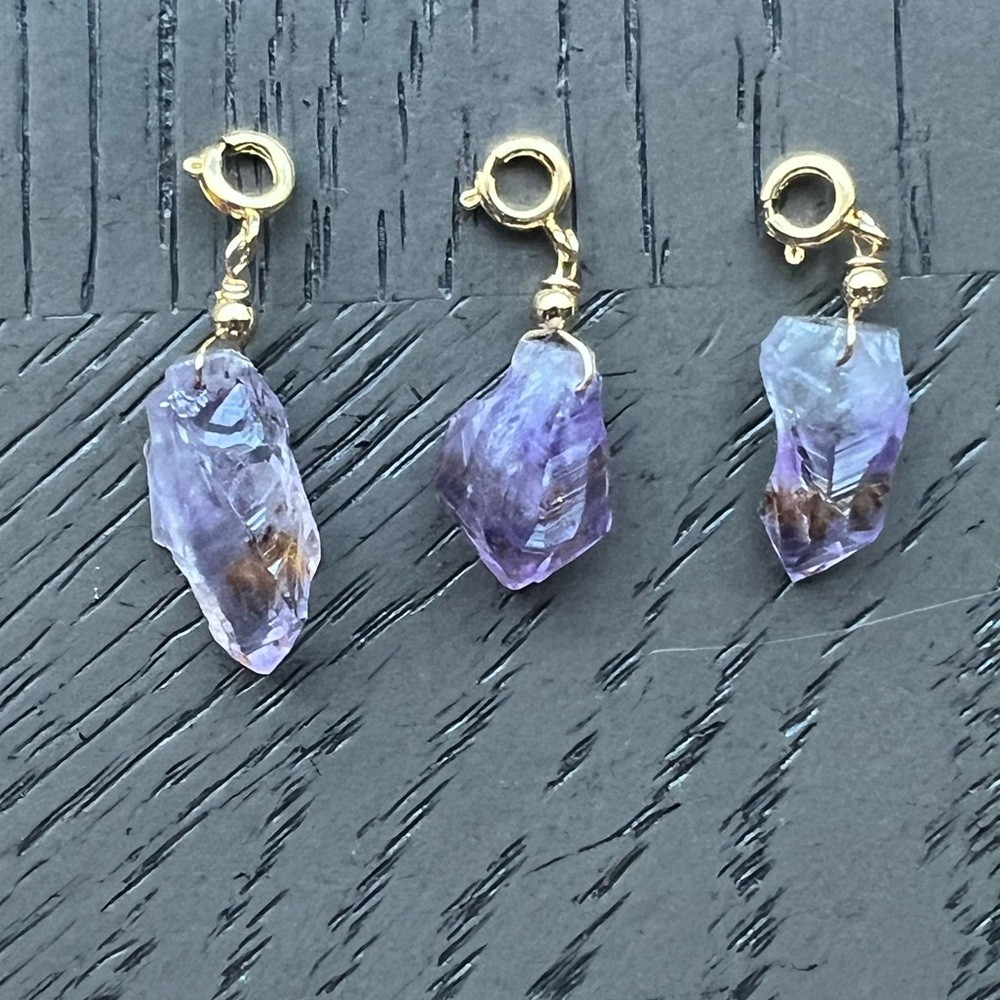 (ONE) Rutilated Amethyst pendant