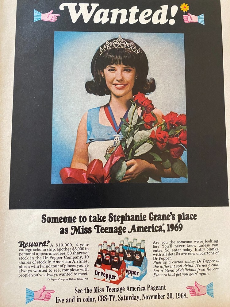 Dr. Pepper, Full Page Vintage Print Ad
