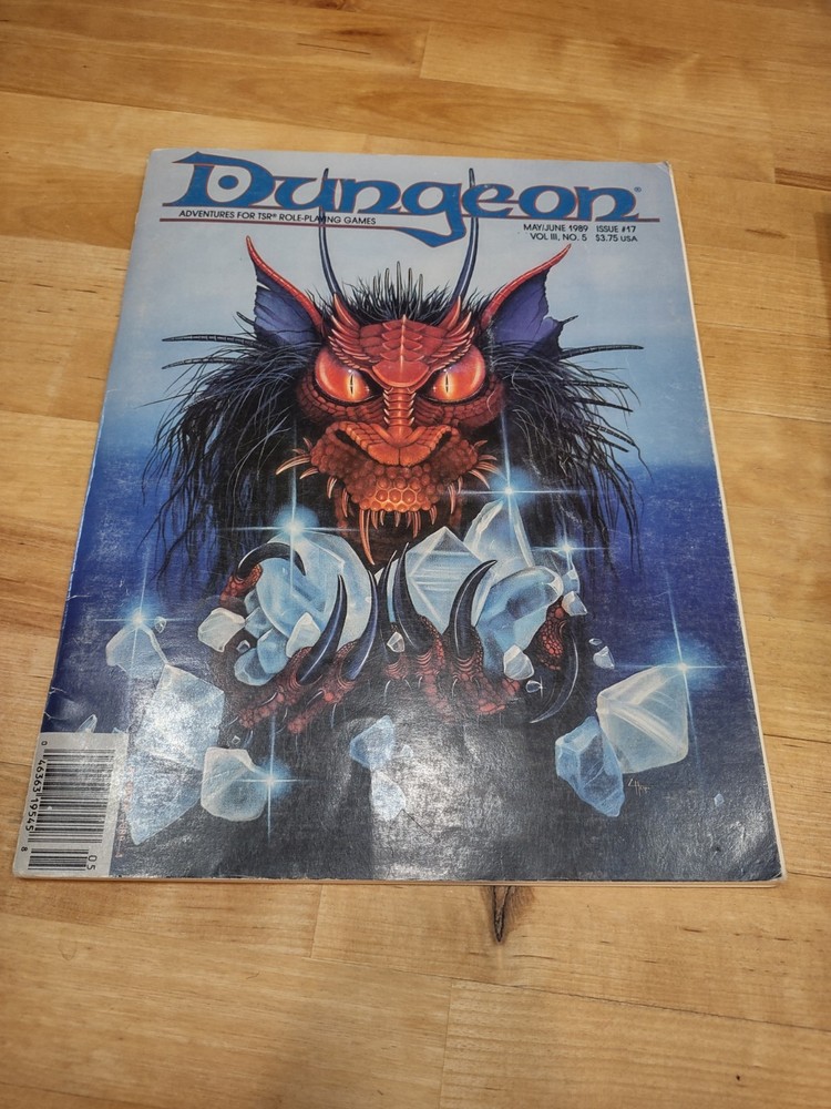 Dungeon magazine Issues # 17 & 18 D&D Dungeons Dragons