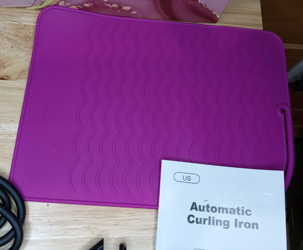 Landot Digital Curling Iron Wand Display Temperature Tested Working Open Box
