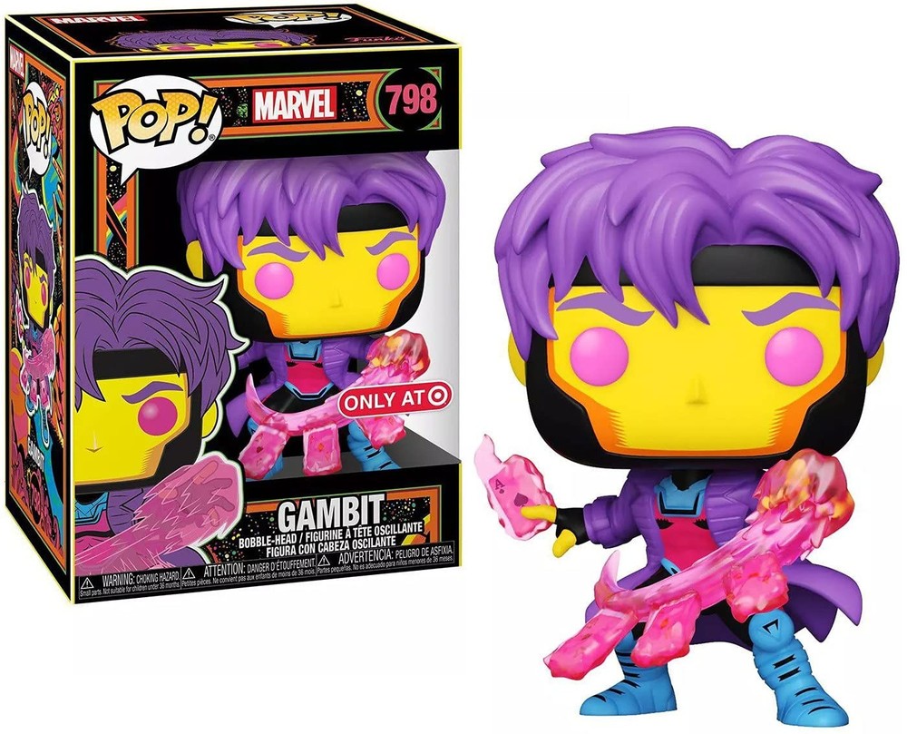 Funko POP! Marvel X-Men - Gambit Blacklight