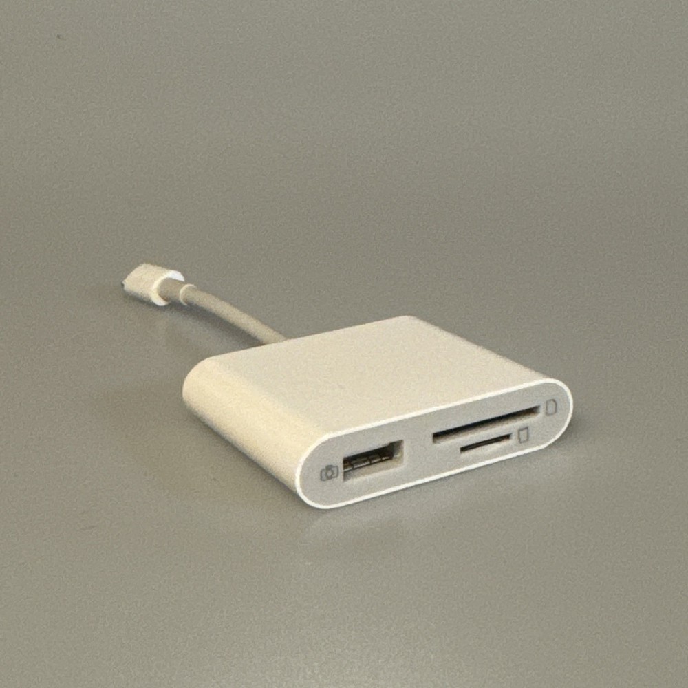 Apple IPhone Memory Card Reader Lighting Cable Adapter